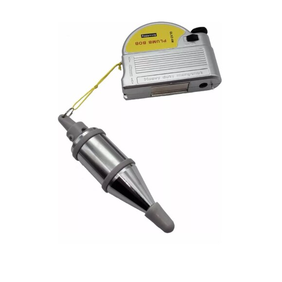 1 PCS Magnetic Plumb Bob 6m 400g 14oz Quick Stabilizing Wire Hammer Line Adjusta - Picture 1 of 2